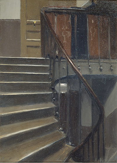 Stairway at 48 Rue de Lille Paris Edward Hopper